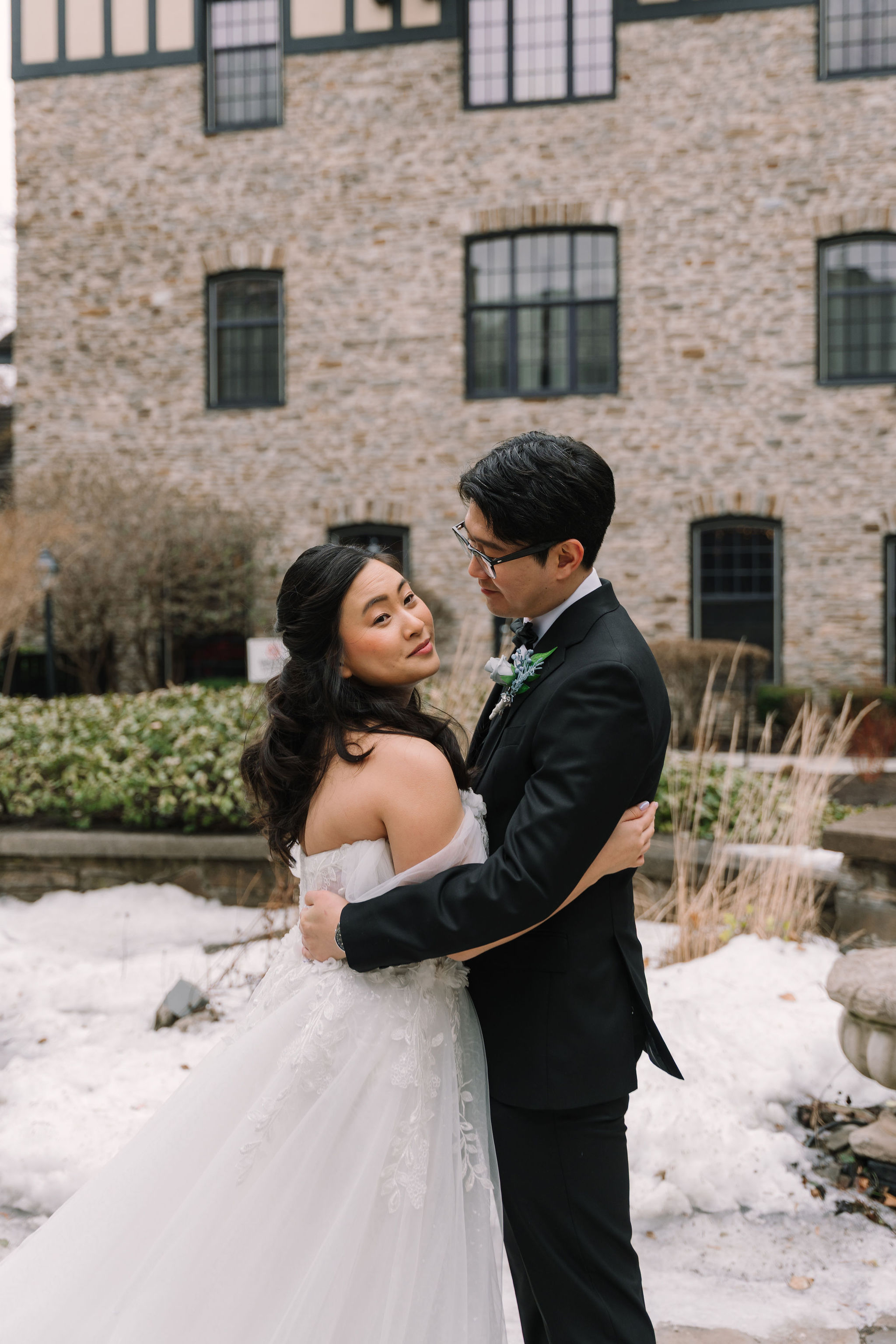 Couple in the snow