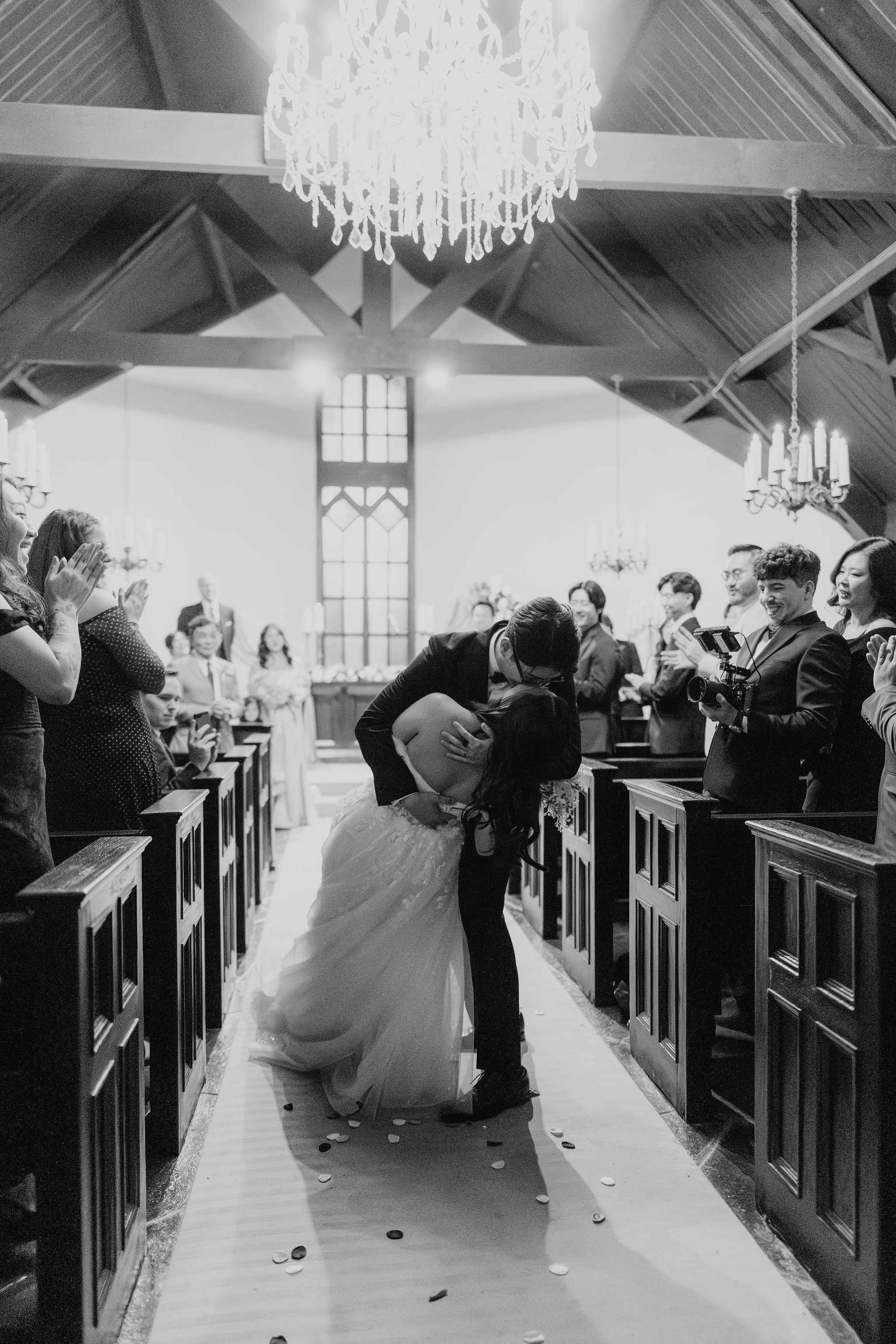 Recessional dip-kiss