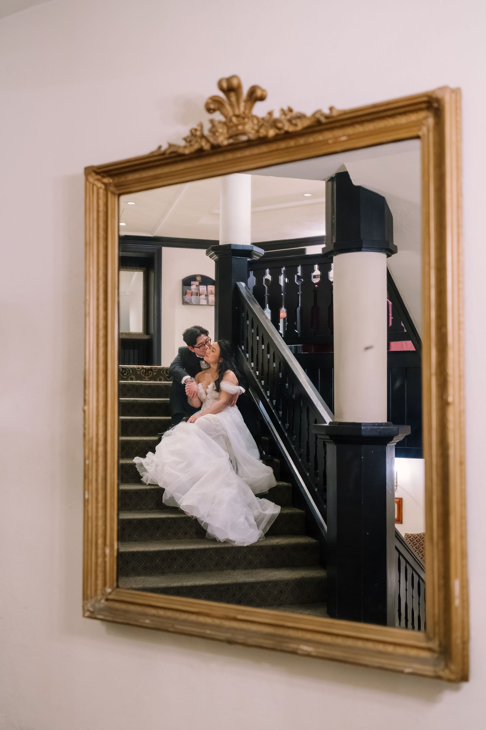 Mirror reflection portrait