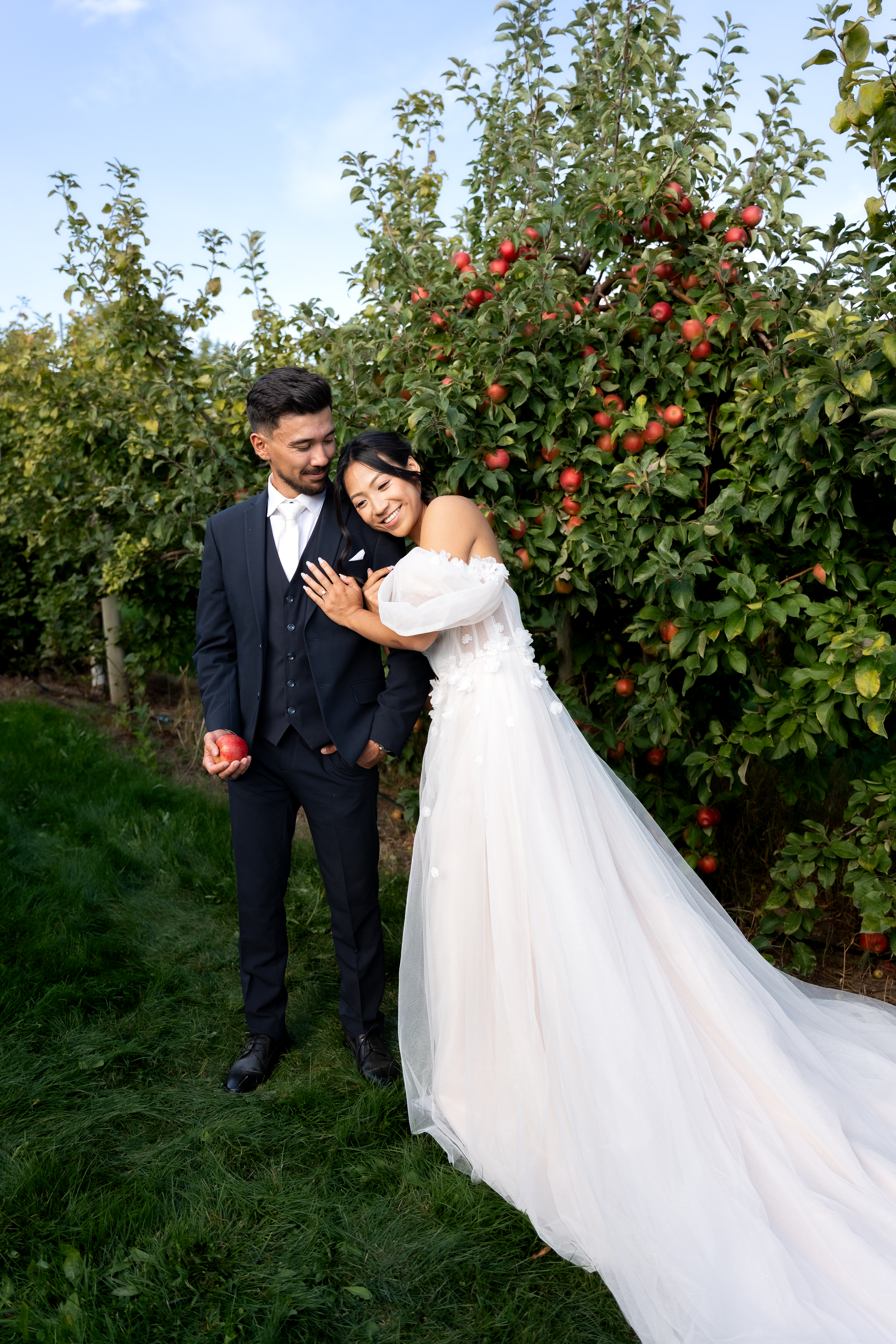 Apple orchard portrait