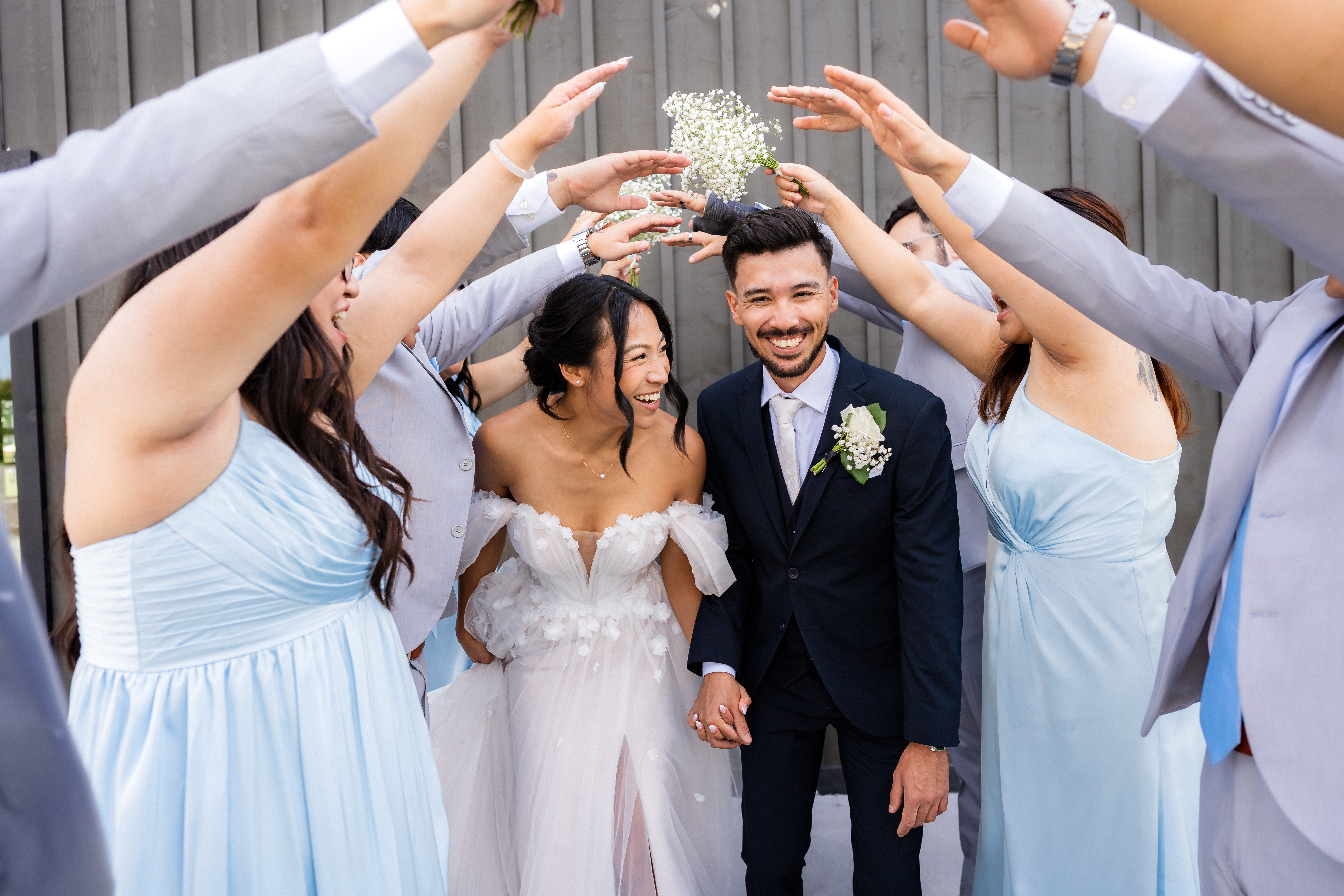 Wedding party celebration