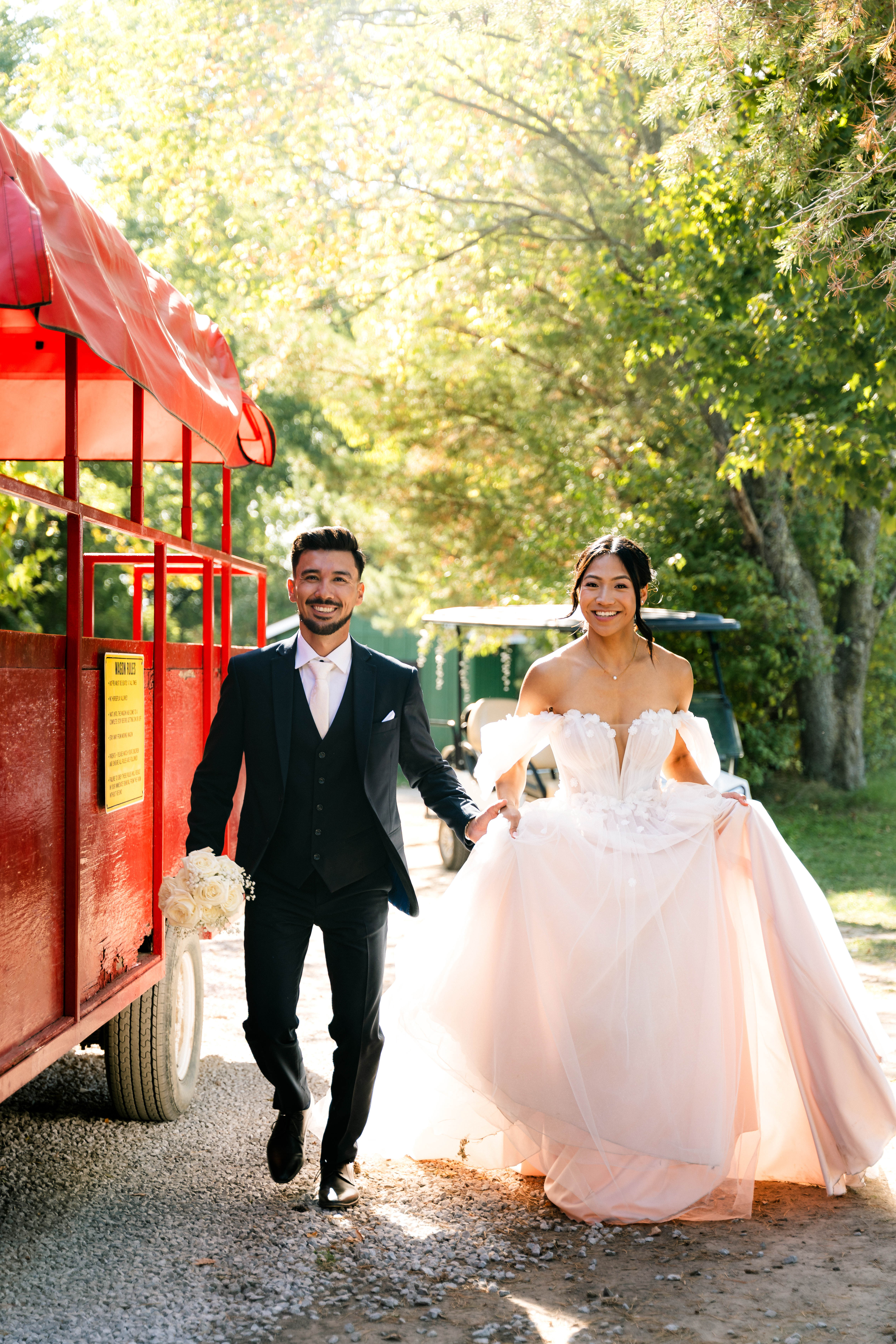 Red trolley